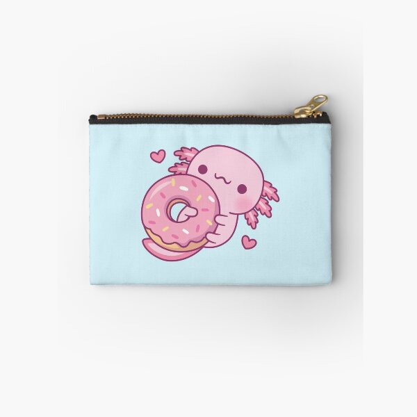 Item preview, Cute Axolotl Hugging Donut designed and sold by rustydoodle.