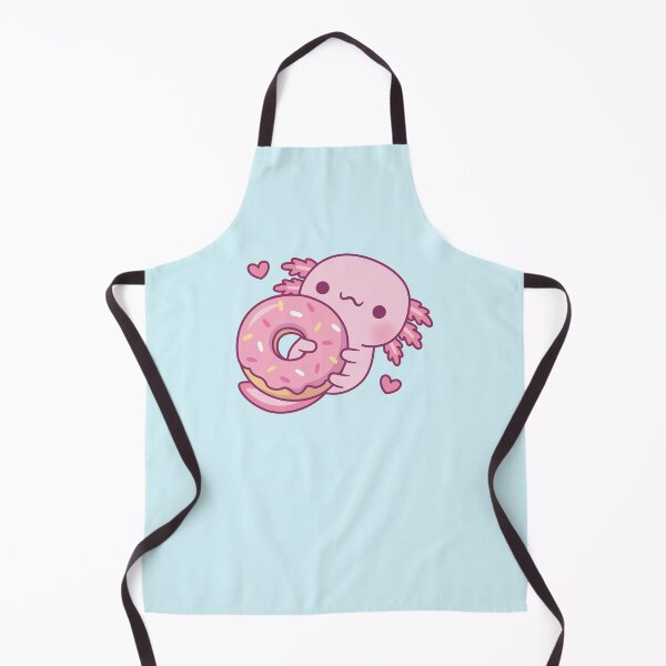 Item preview, Cute Axolotl Hugging Donut designed and sold by rustydoodle.