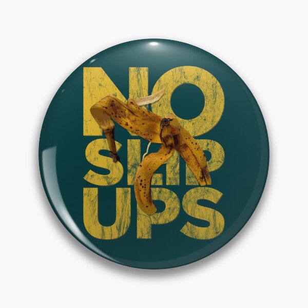 Item preview, No Slip Ups Banana Peel Pun Design designed and sold by CandOCreative.