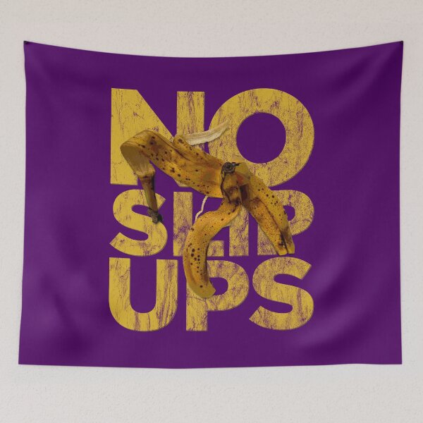 Item preview, No Slip Ups Banana Peel Pun Design designed and sold by CandOCreative.
