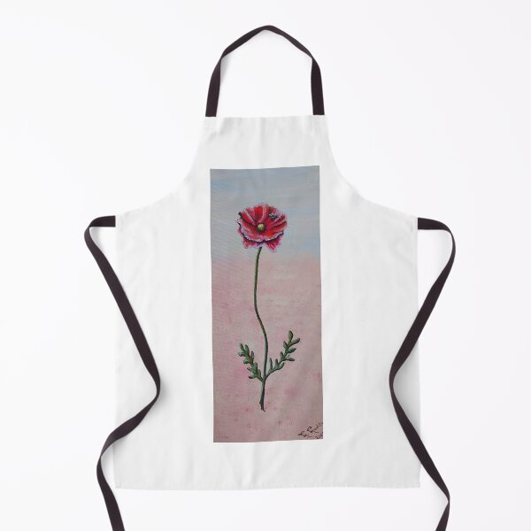 Aperçu de l'œuvre COQUELICOT OUVERT UNIQUE AVEC ABEILLE créée et vendue par Mackenzie Moulton International Artist .