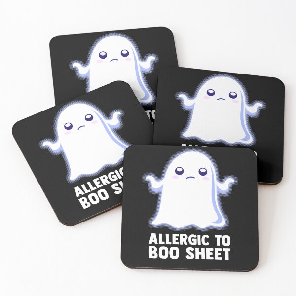 Item preview, Allergic To Boo Sheet designed and sold by therocketman.