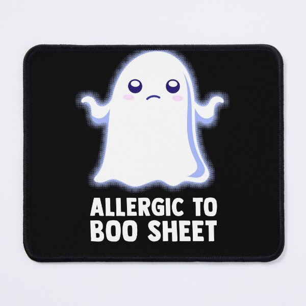Item preview, Allergic To Boo Sheet designed and sold by therocketman.