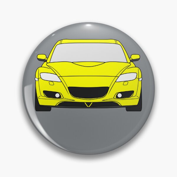 Artikelvorschau, Mazda RX-8 2002-2008 blitzgelbe Farbe entworfen und verkauft von EdimDesign.