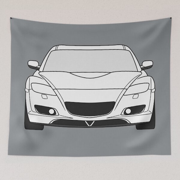 Item preview, Mazda RX-8 2002-2008 white color designed and sold by EdimDesign.