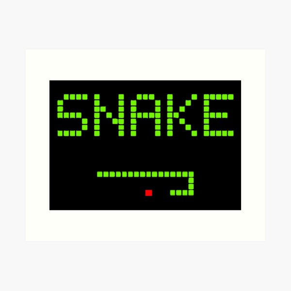 Snake Game Art Prints for Sale