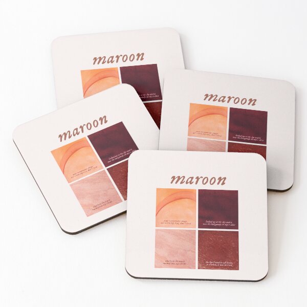 Item preview, maroon lyric color palette / graphic design designed and sold by viviennesworld.