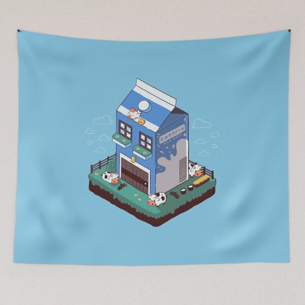 Item preview, Milk Farm Kawaii Game by Tobe Fonseca designed and sold by Tobe Fonseca®.