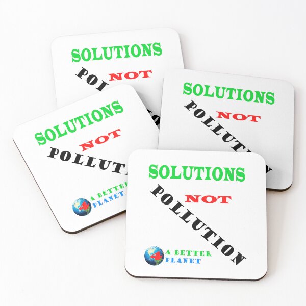 Item preview, Solutions Not Pollution For a Better Planet designed and sold by 4ABetterPlanet.