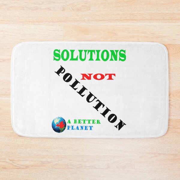 Item preview, Solutions Not Pollution For a Better Planet designed and sold by 4ABetterPlanet.