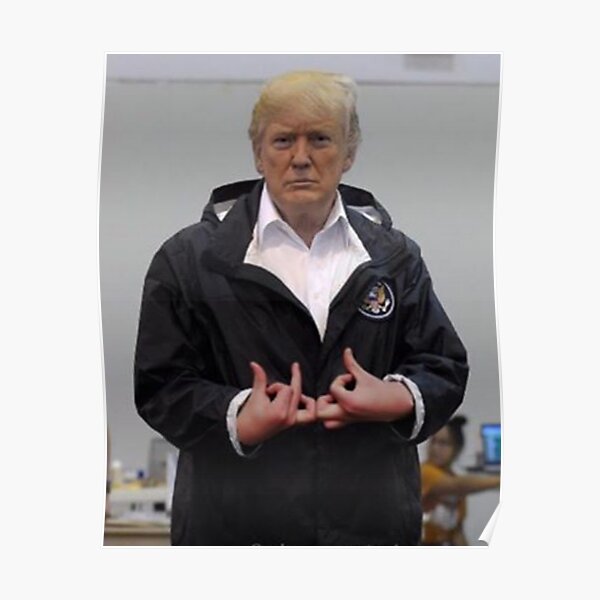 Donald Trump Suwoo Gang sign Poster