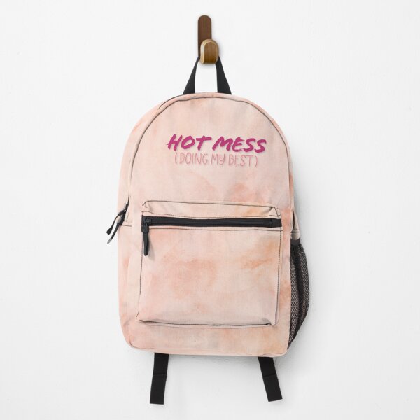 Item preview, Hot Mess - Doing My Best Blush Pink Watercolor designed and sold by Natalie du Plessis.