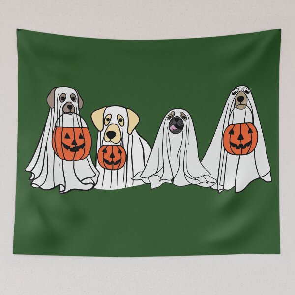 Item preview, Ghost Dogs - Halloween Essentials - Halloween Gift- 2022 Happy Halloween,Retro Spooky Season designed and sold by NotUrAverageART.