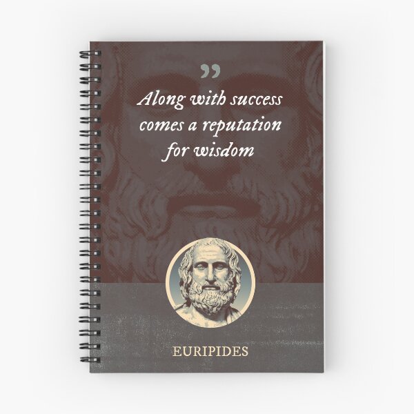 Item preview, Euripides - Along with success comes a reputation for wisdom designed and sold by Syahrasi.
