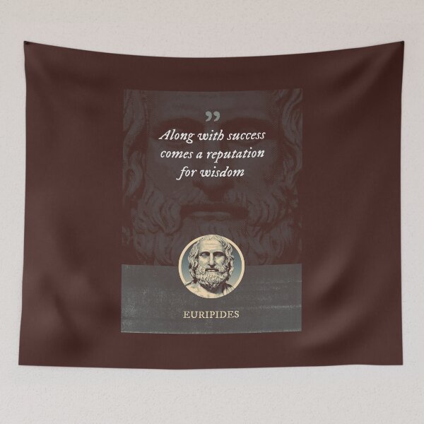 Item preview, Euripides - Along with success comes a reputation for wisdom designed and sold by Syahrasi.