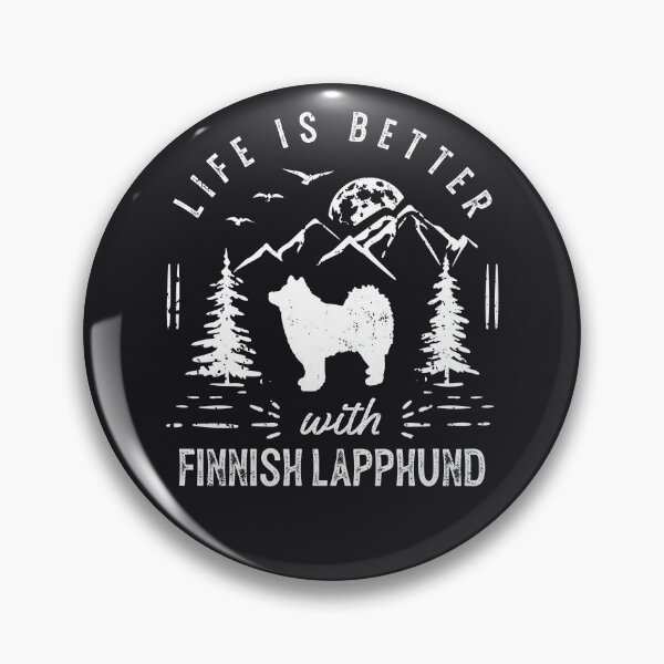 Artikelvorschau, Life is Better Finnish Lapphund Dog entworfen und verkauft von rafaeltto.