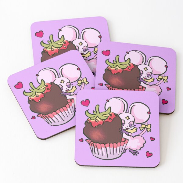 Item preview, I draw pink pastel blanca with chocolate strawberry / sugar sugar rune designed and sold by RansRoom.
