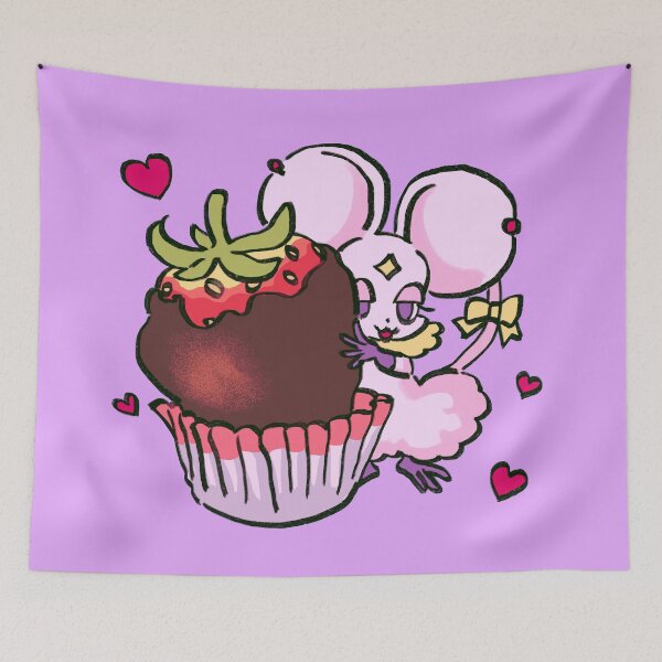 Item preview, I draw pink pastel blanca with chocolate strawberry / sugar sugar rune designed and sold by RansRoom.