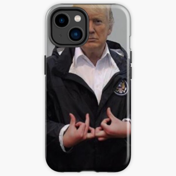 Donald Trump Suwoo Gang sign iPhone Tough Case