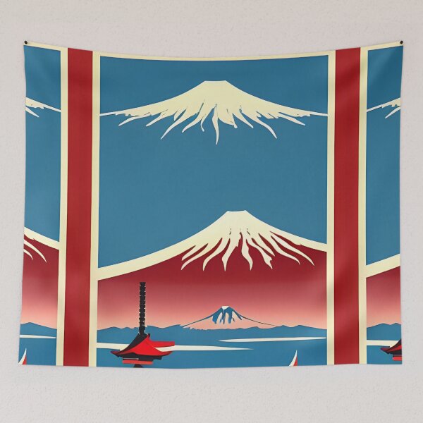 Item preview, Fuji Fiji Japan poster designed and sold by REALDesign-Shop.
