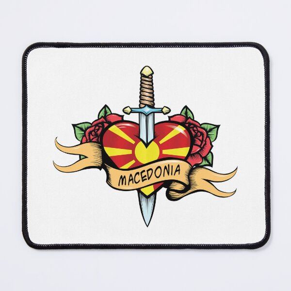 Item preview, Retro Love Macedonia Flag designed and sold by RahallusNtx.