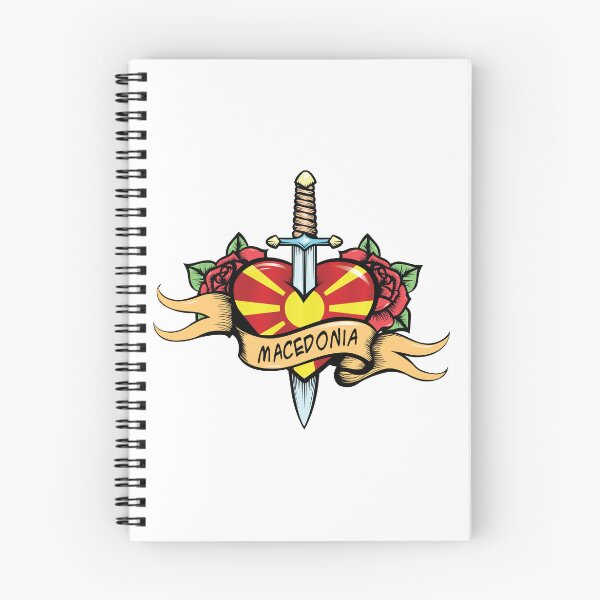 Item preview, Retro Love Macedonia Flag designed and sold by RahallusNtx.