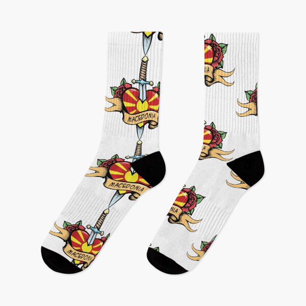 Item preview, Retro Love Macedonia Flag designed and sold by RahallusNtx.