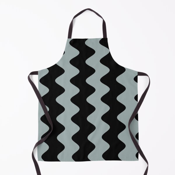 Item preview, Muted Bluish Gray Black Wavy Vertical Rippled Stripe Pattern - Valspar 2023 COTY Blue Arrow 5001-3C designed and sold by ColorOfTheYears.