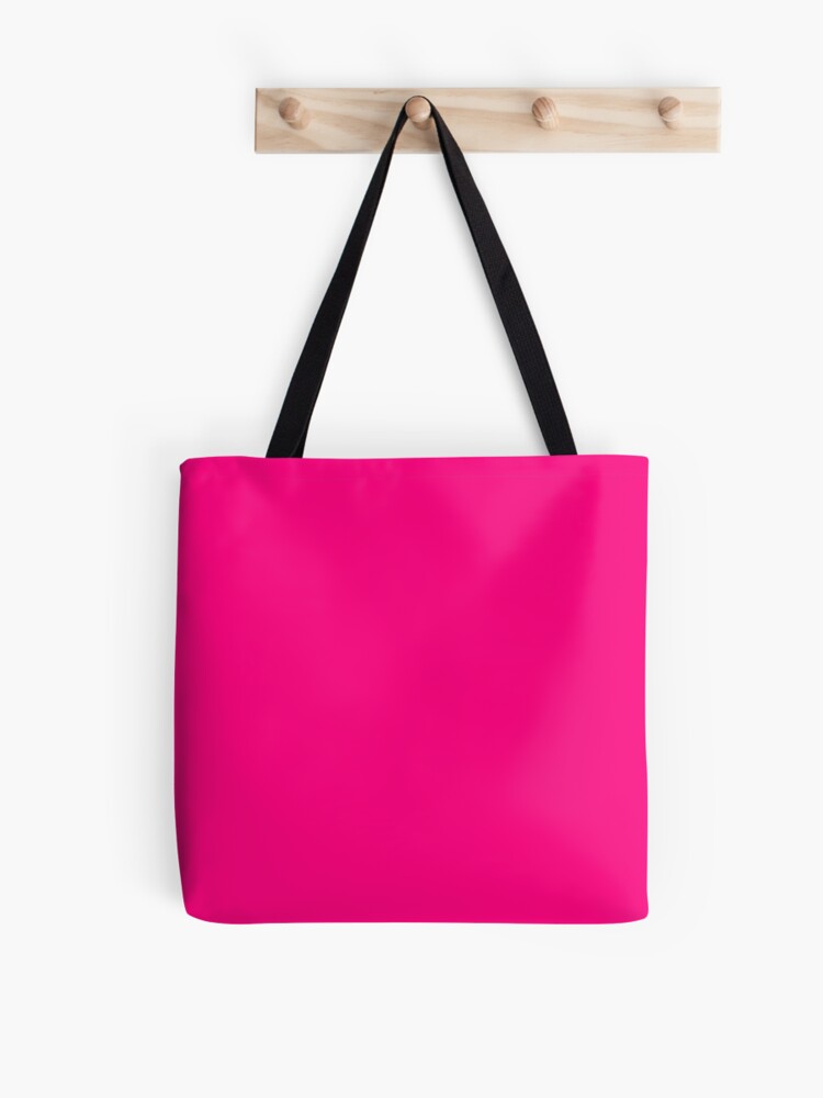 Bright Pink Tote Bag for Sale by SolidColors Redbubble