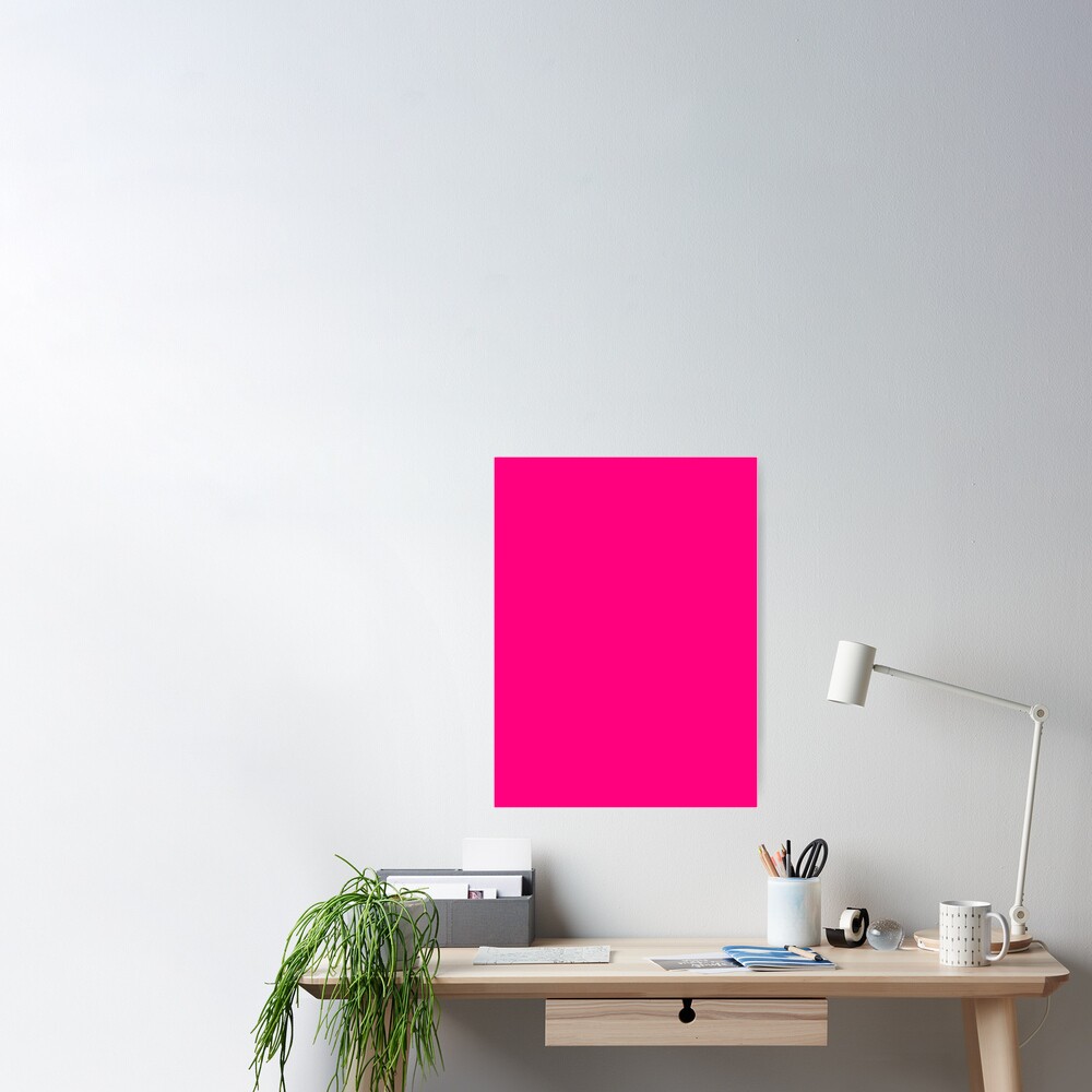 Bright Pink Sticker for Sale by SolidColors