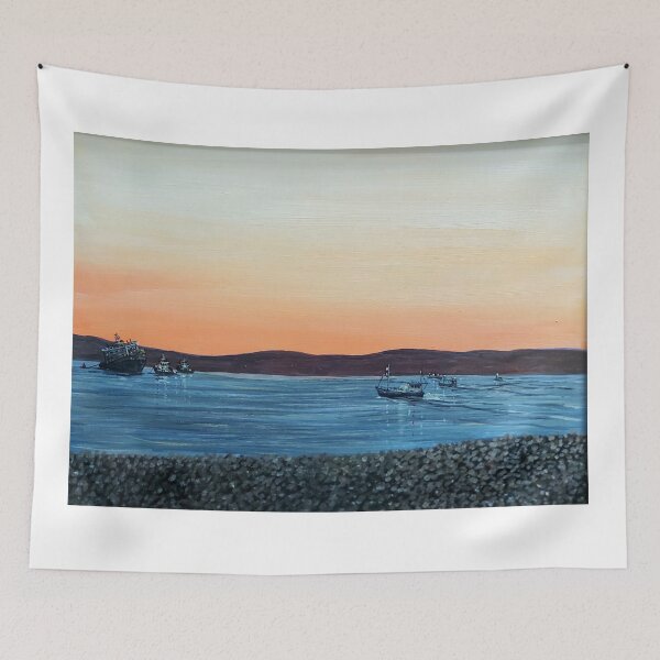 Item preview, NAPOLI AGROUND IN BRANSCOMBE DEVON  designed and sold by Mackenzie Moulton International Artist .