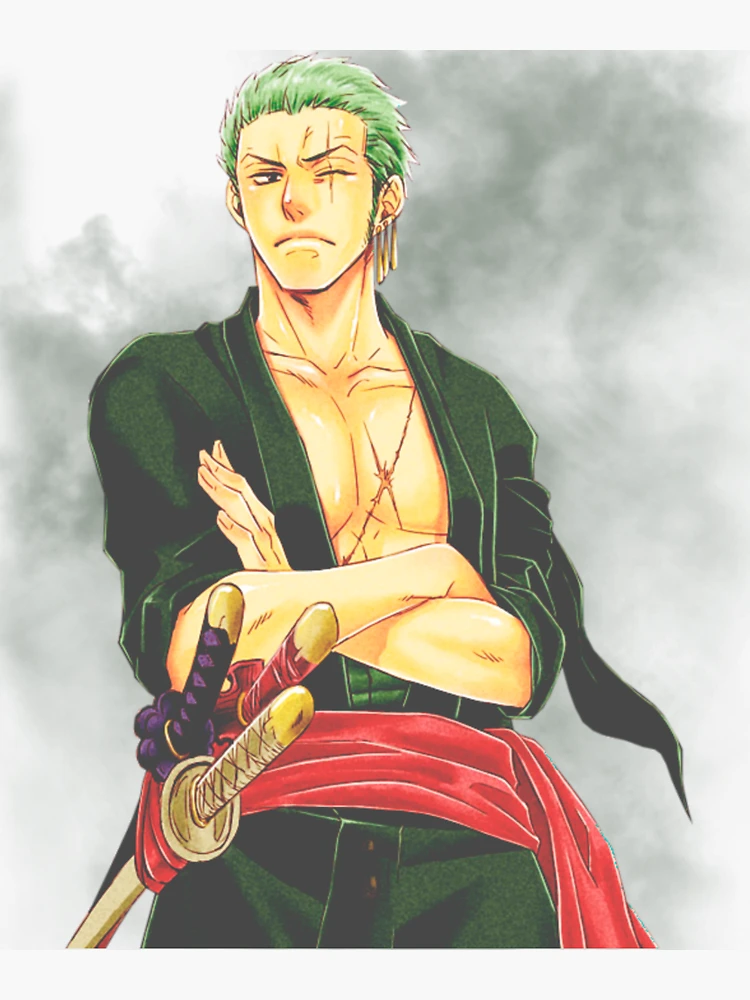 Roronoa Zoro from One piece anime-Artwork by @Vid_M@tion