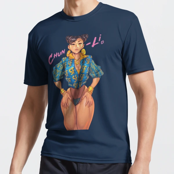 Chun Li Active T-Shirt for Sale by animervd1