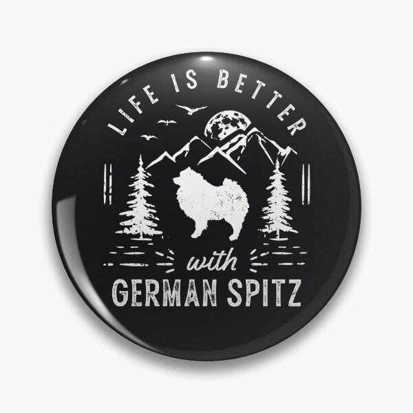 Item preview, Life is Better German Spitz dog designed and sold by rafaeltto.