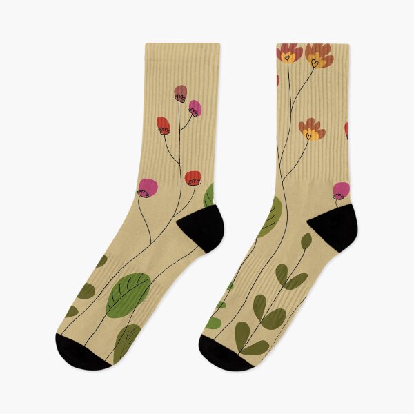 Item preview, Wildflowers on yellow designed and sold by SimplePoDesign.