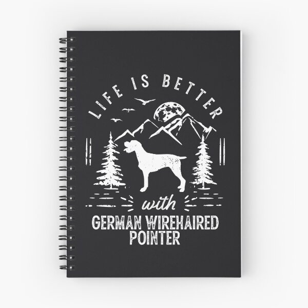 Item preview, Life is Better German Wirehaired Pointer dog designed and sold by rafaeltto.