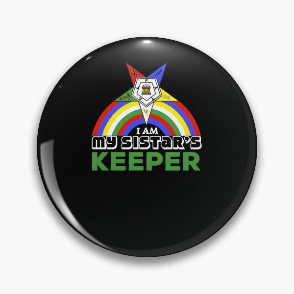 Item preview, OES Order Of The Eastern Star Logo I Am My Sistar's Keeper designed and sold by TopTeeShop.
