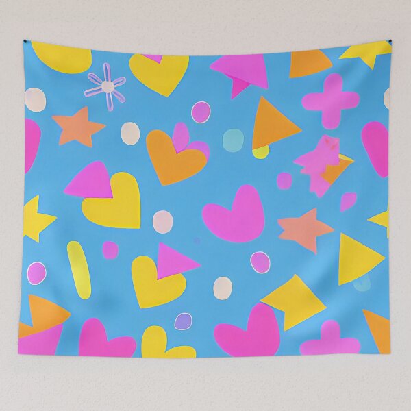 Item preview, Weird harajuku kawaii party pattern designed and sold by WeirdPatterns.