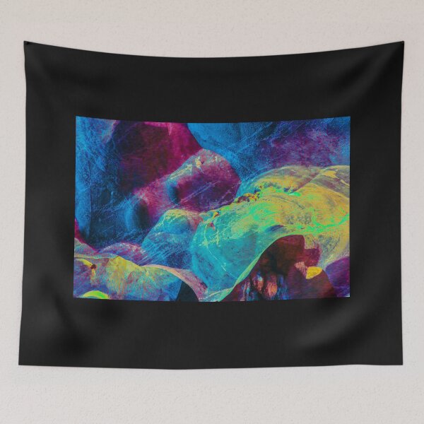 Item preview, A dog face in multi colored abstract designed and sold by kall3bu.