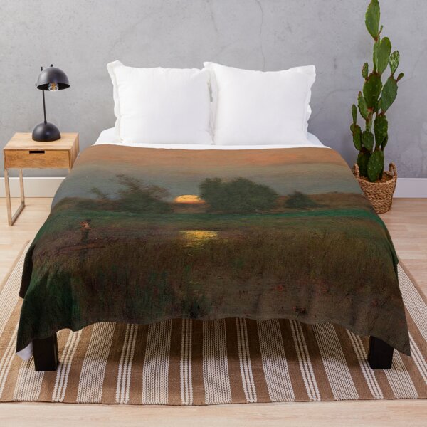 Aperçu de l'œuvre Moonrise - George Inness créée et vendue par Vintage Designs +.
