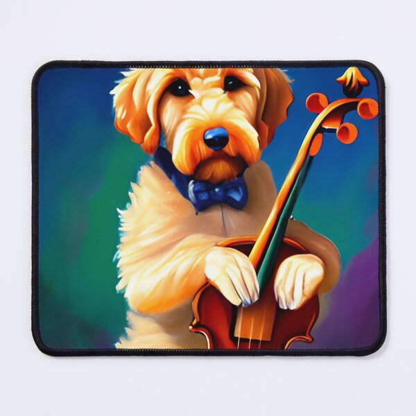 Item preview, Goldendoodle Playing Violin designed and sold by GwendolynFrost.