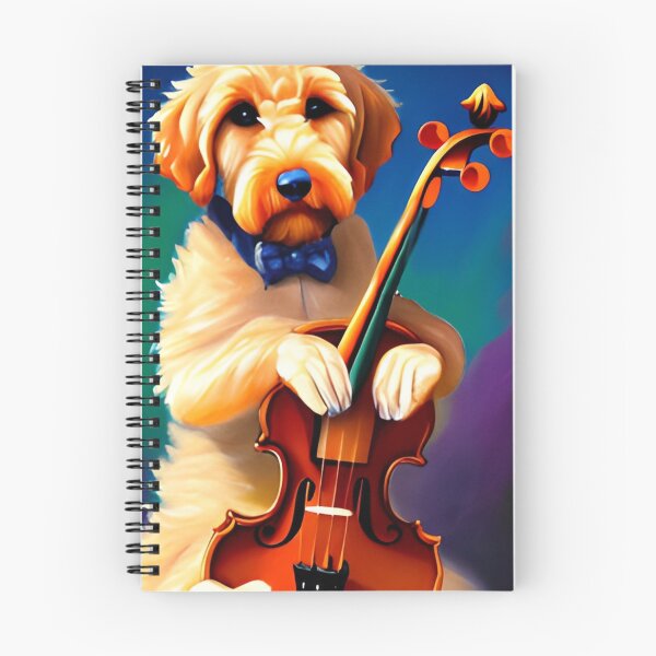 Item preview, Goldendoodle Playing Violin designed and sold by GwendolynFrost.