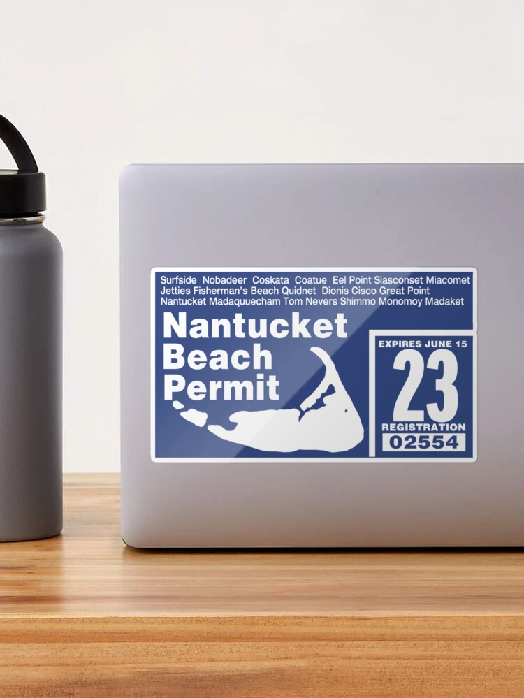 Nantucket All Over Sticker 24 oz Bottle