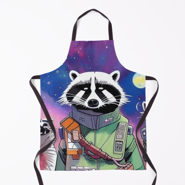 Item preview, space raccoon designed and sold by GEK-HELLO.
