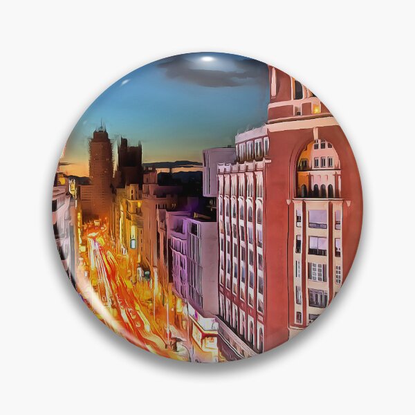 Item preview, Madrid by night (Painting) designed and sold by cmphotographs.