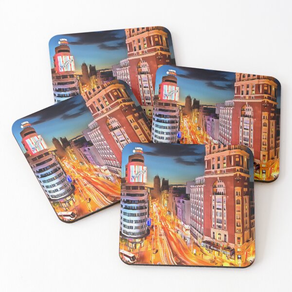 Item preview, Madrid by night (Painting) designed and sold by cmphotographs.
