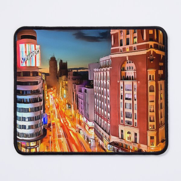 Item preview, Madrid by night (Painting) designed and sold by cmphotographs.