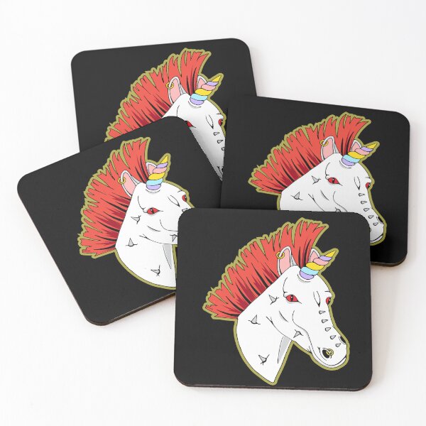 Item preview, Evil Punk Unicorn designed and sold by HotHibiscus.