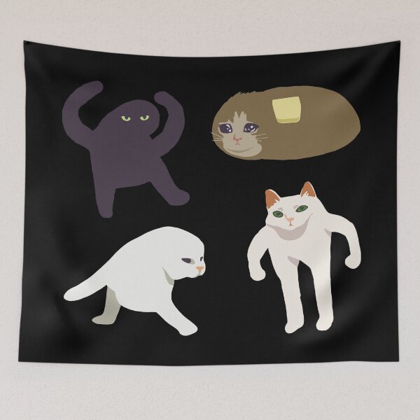 Item preview, Cursed Cat Image designed and sold by printify.