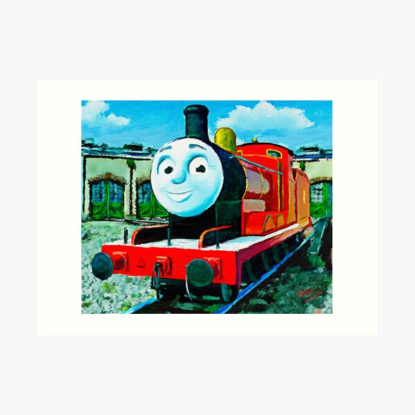 Thomas & Friends James The Red Engine Edward The Blue Engine Train